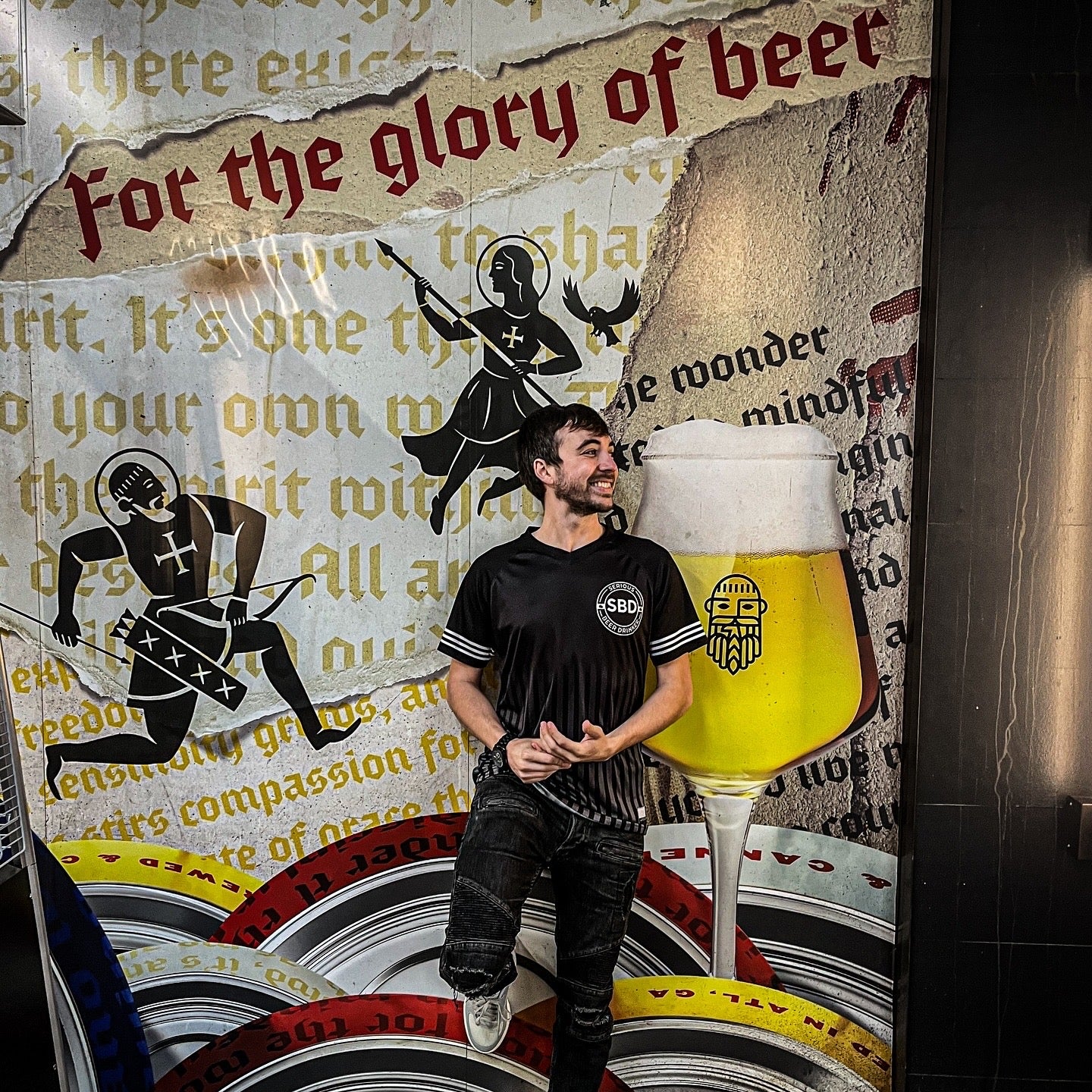 Serious Beer Drinker Custom Jersey